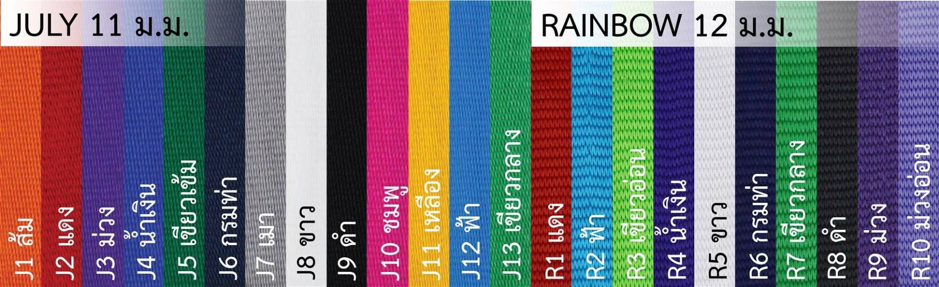 แพนโทนสีสายคล้องซิลค์สกรีน, Pantone Color Lanyards, ขนาดสายคล้องคอ, ออกแบบสายคล้องบัตร, สายคล้องสกรีนชื่อ