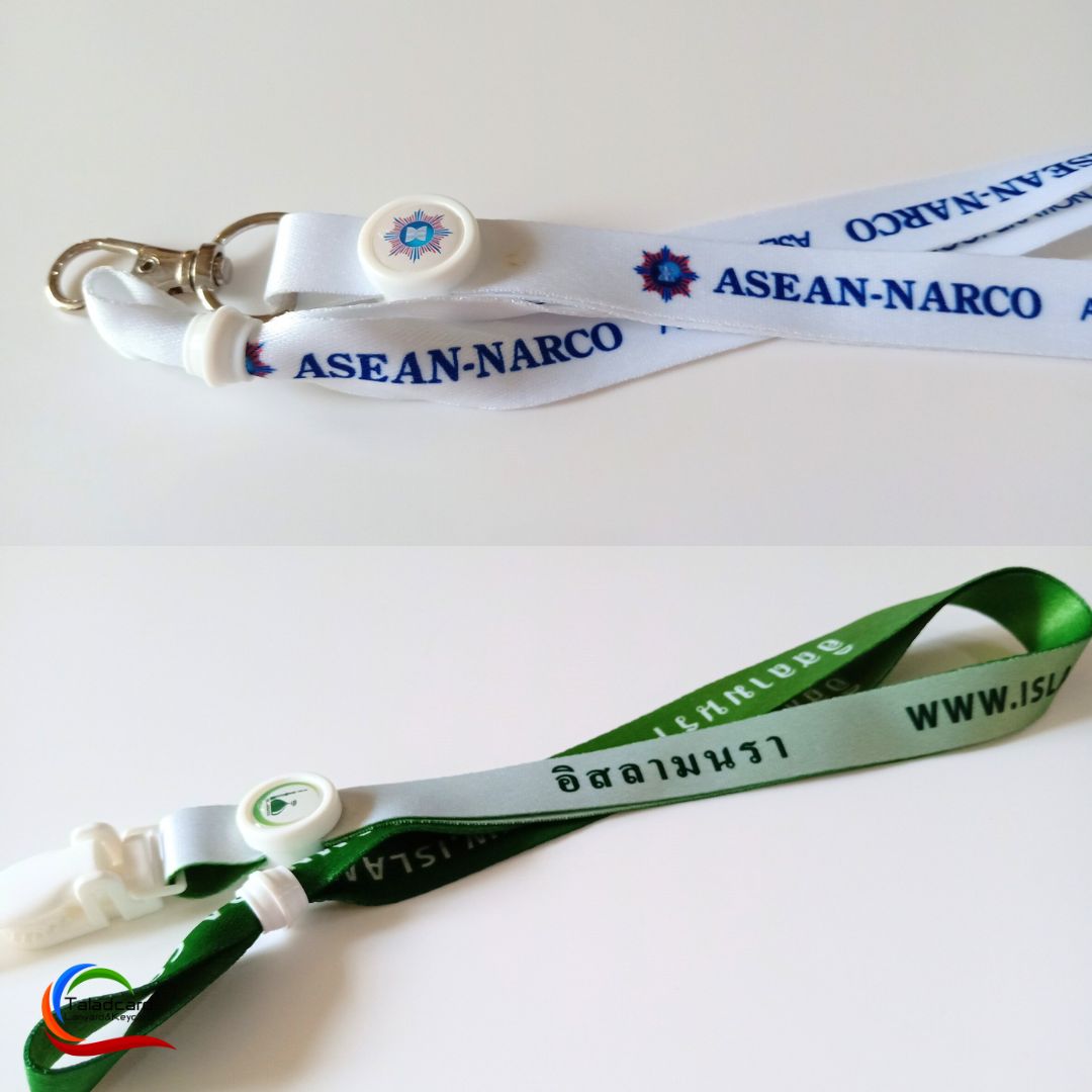 รับทำสายคล้องบัตรพนักงาน , สรีนสายคล้องคอ Sublimation, โรงงานผลิตสายคล้องบัตร