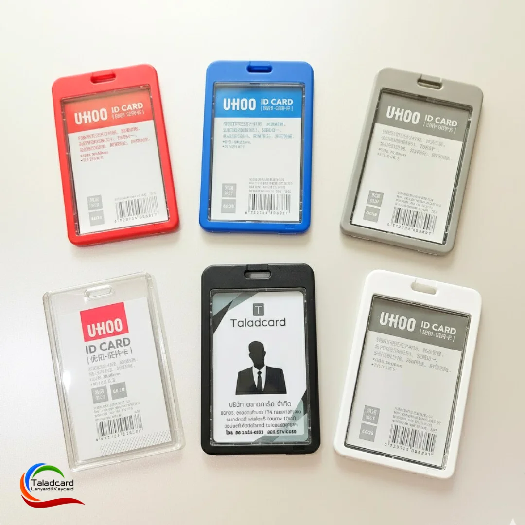 กรอบแข็ง สายคล้องบัตร