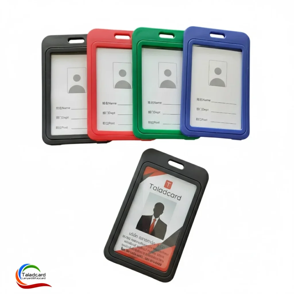 กรอบแข็ง สายคล้องบัตร