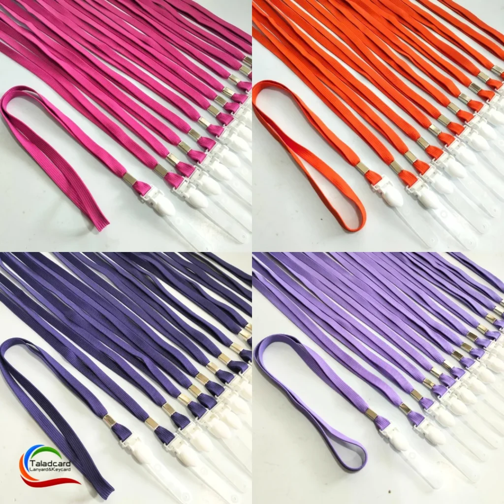 สายคล้องเปล่า สายคล้องสีพื้น ไม่สกรีน